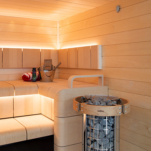 Harvia Cilindro PC90E WIFI Sauna Heater – 9kW Half Series for Home Saunas