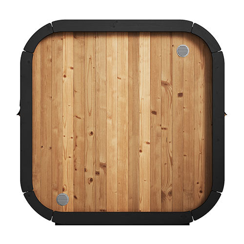 SaunaLife Model CL4G Cube-Series Traditional Outdoor Home Sauna Kit, Up to 3 Persons