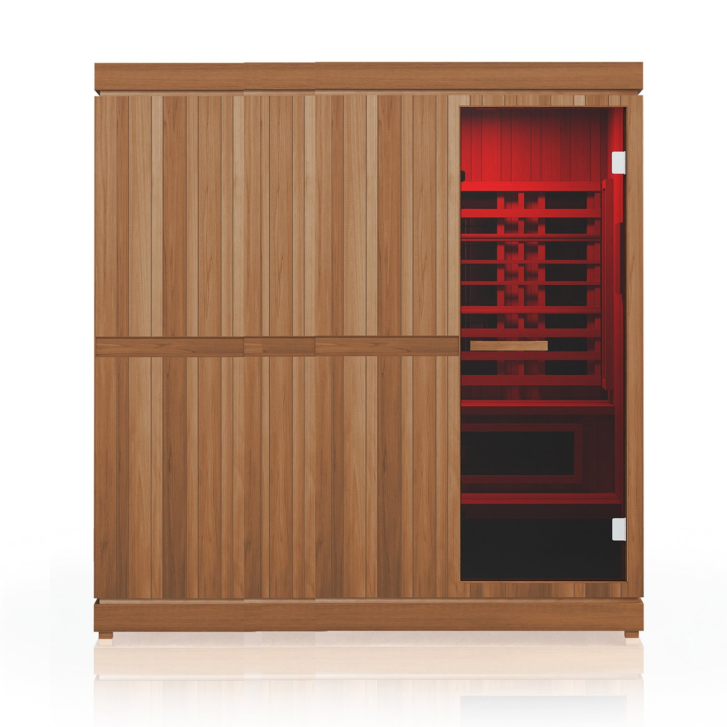 PRE-ORDER AUGUST 2026: Finnmark FD-5 Trinity XL Hybrid Infra-Steam Indoor Sauna – 4 Person Home Sauna with Infrared, Steam & Red Light Therapy