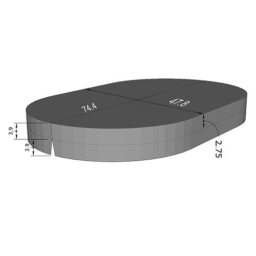 SaunaLife S2 Cover – Marine Grade Vinyl, Insulated 2-Person Hot/Cold Plunge Tub Cover