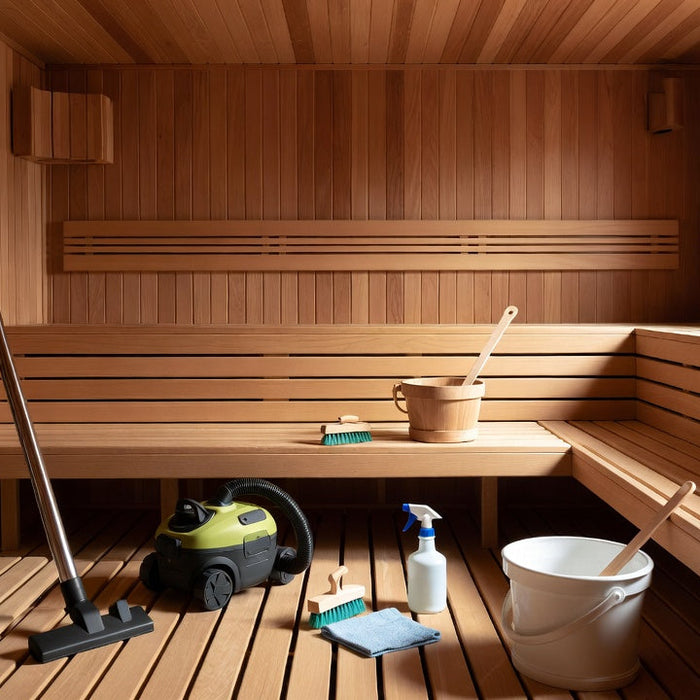 sauna deep cleaning