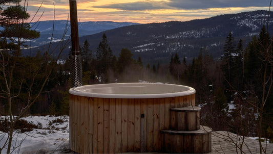 wood fired hot tub