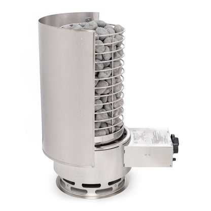 Titan SL1 heat shield mounted on the heater, side view