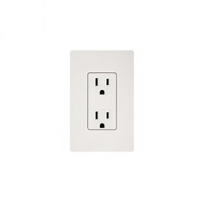 lectrical service: 120V/15amp, 15 amp outlet, white 