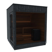 Thermasol Nordic Misty Dark Nordic Spruce, 2–6 Person - Outdoor Traditional Sauna