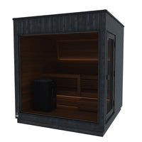 Thermasol Nordic Misty Dark Nordic Spruce, 2–6 Person - Outdoor Traditional Sauna