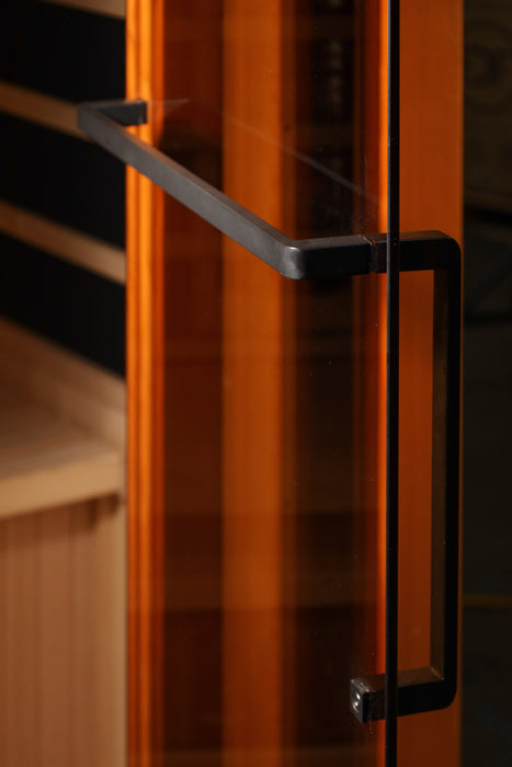 Sauna and Plunge Direct -Golden Designs Inc-2025 Reserve Edition Full Spectrum with Himalayan Salt Bar-GDI-8020-03
2-person sauna, Canadian Hemlock wood, Bluetooth, chromotherapy lighting, bronze tempered glass door,carbon and infrared heat emitters, Himalayan salt bar, touch screen control. Easy assembly