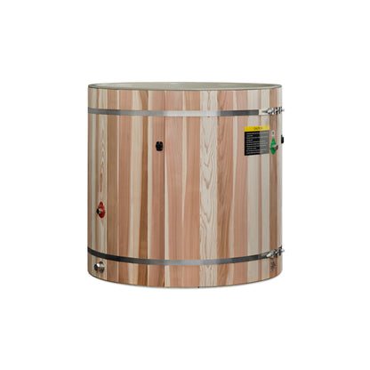 Dynamic Cold Therapy PVC Barrel Cold Plunge |DCT-B-042-PLPC-34 | Outdoor/Indoor Use | WIFI-Enabled Chiller Optional