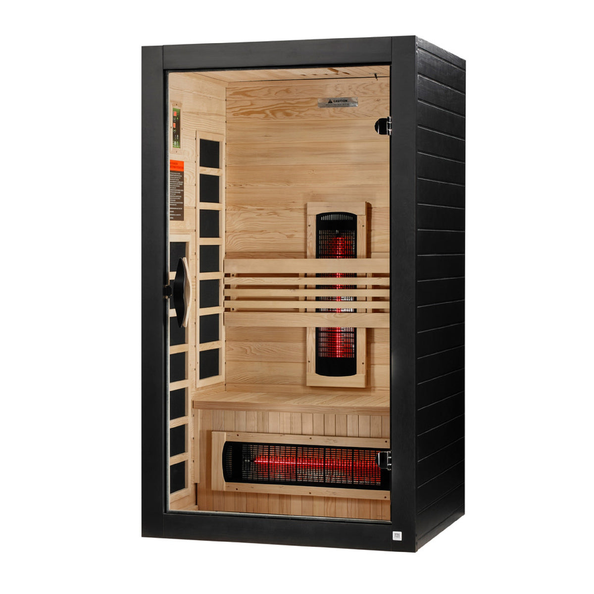 Dynamic Santorini | 1-2 Person Full Spectrum Infrared Indoor Sauna | DYN-6009-03 FS | Canadian Hemlock