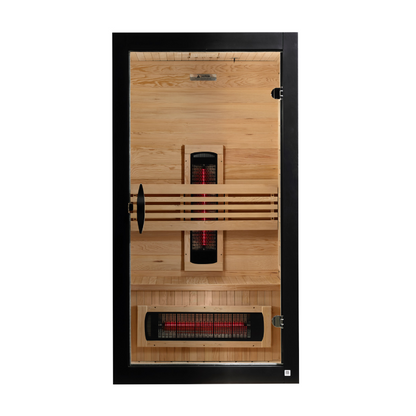 Dynamic Santorini | 1-2 Person Full Spectrum Infrared Indoor Sauna | DYN-6009-03 FS | Canadian Hemlock