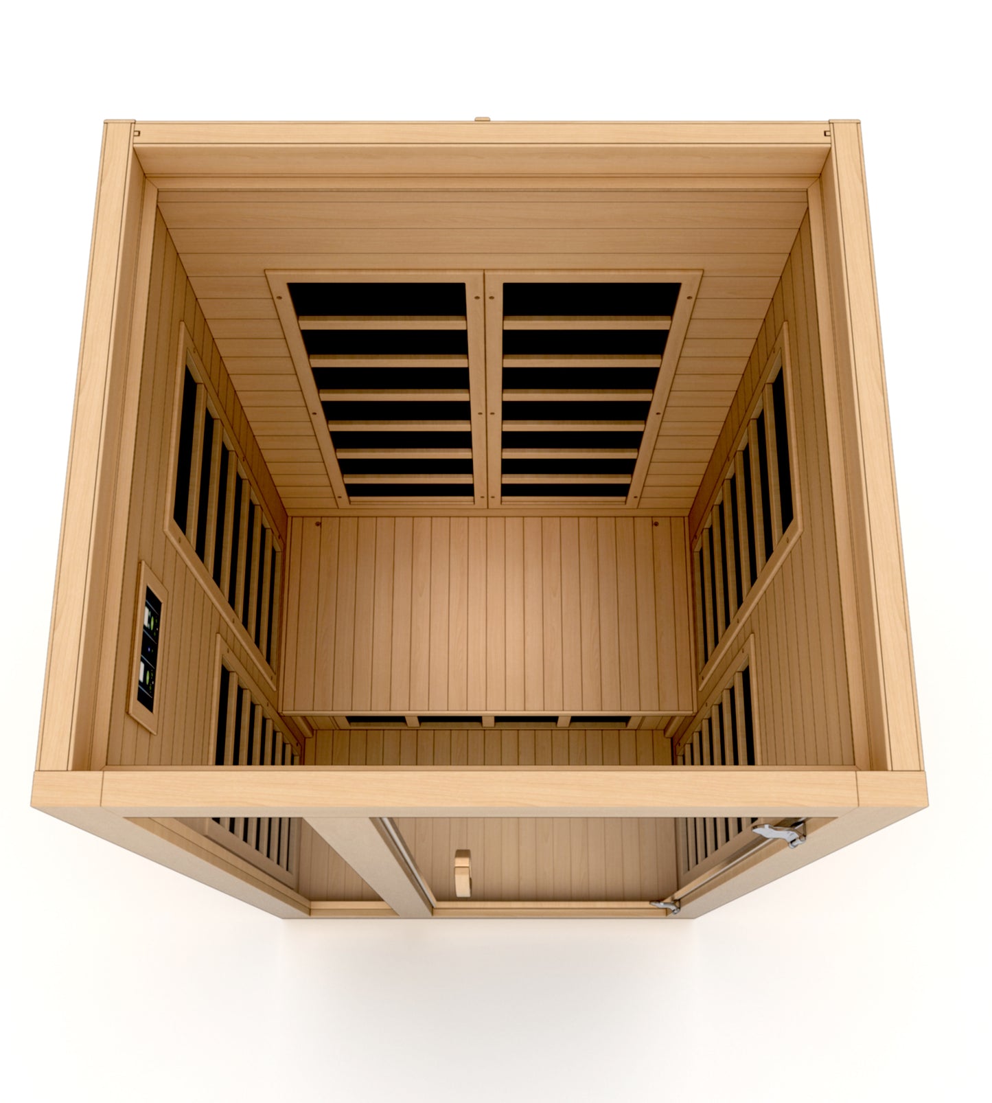 Dynamic "Gracia" Ultra Low EMF FAR Indoor Infrared Sauna | DYN-6119-01 Elite | 1-2 Person | Natural Hemlock Wood | Home Spa