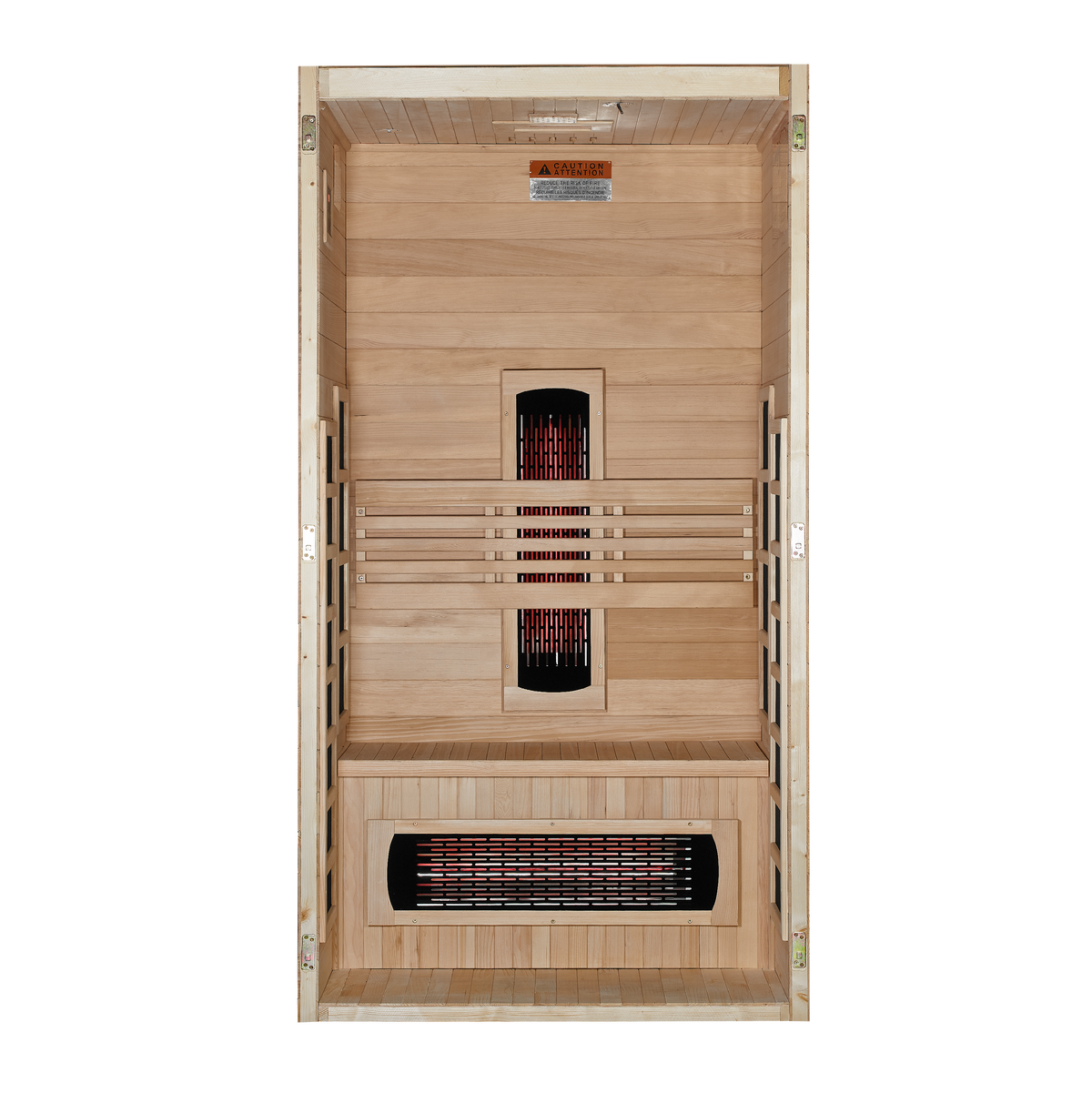 Dynamic Gracia | 1-2 Person Full Spectrum Infrared Indoor Sauna | DYN-6119-03 FS | Canadian Hemlock