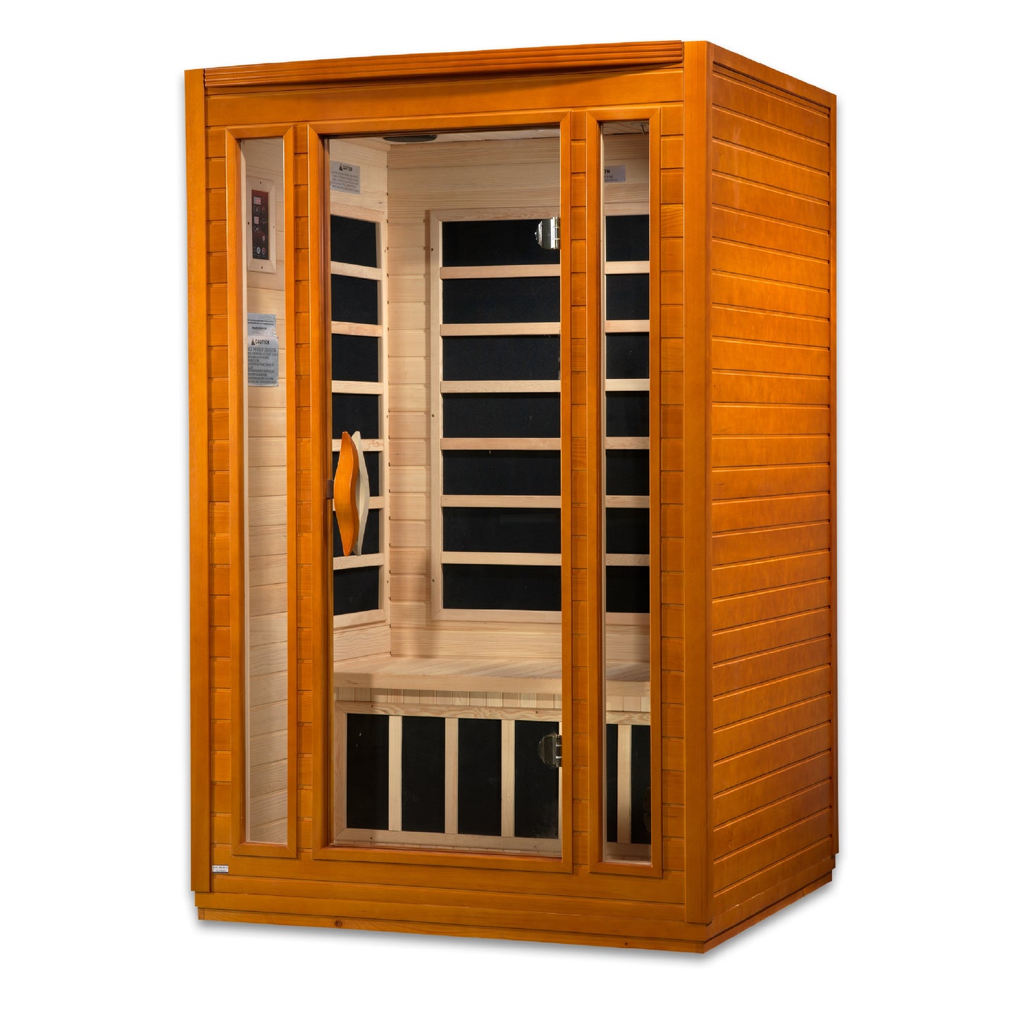 DYNAMIC "San Marino" Elite Edition Ultra Low EMF Far Infrared Indoor Sauna | DYN-6206-01-Elite | 2 Person | Natural Hemlock Wood | Home Spa