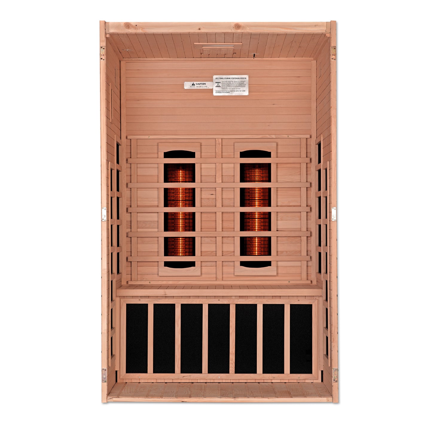 DYNAMIC "Santiago" Full Spectrum Infrared Indoor Sauna |  DYN-6209-03 FS | 2 Person | Canadian Hemlock Wood | Home Spa