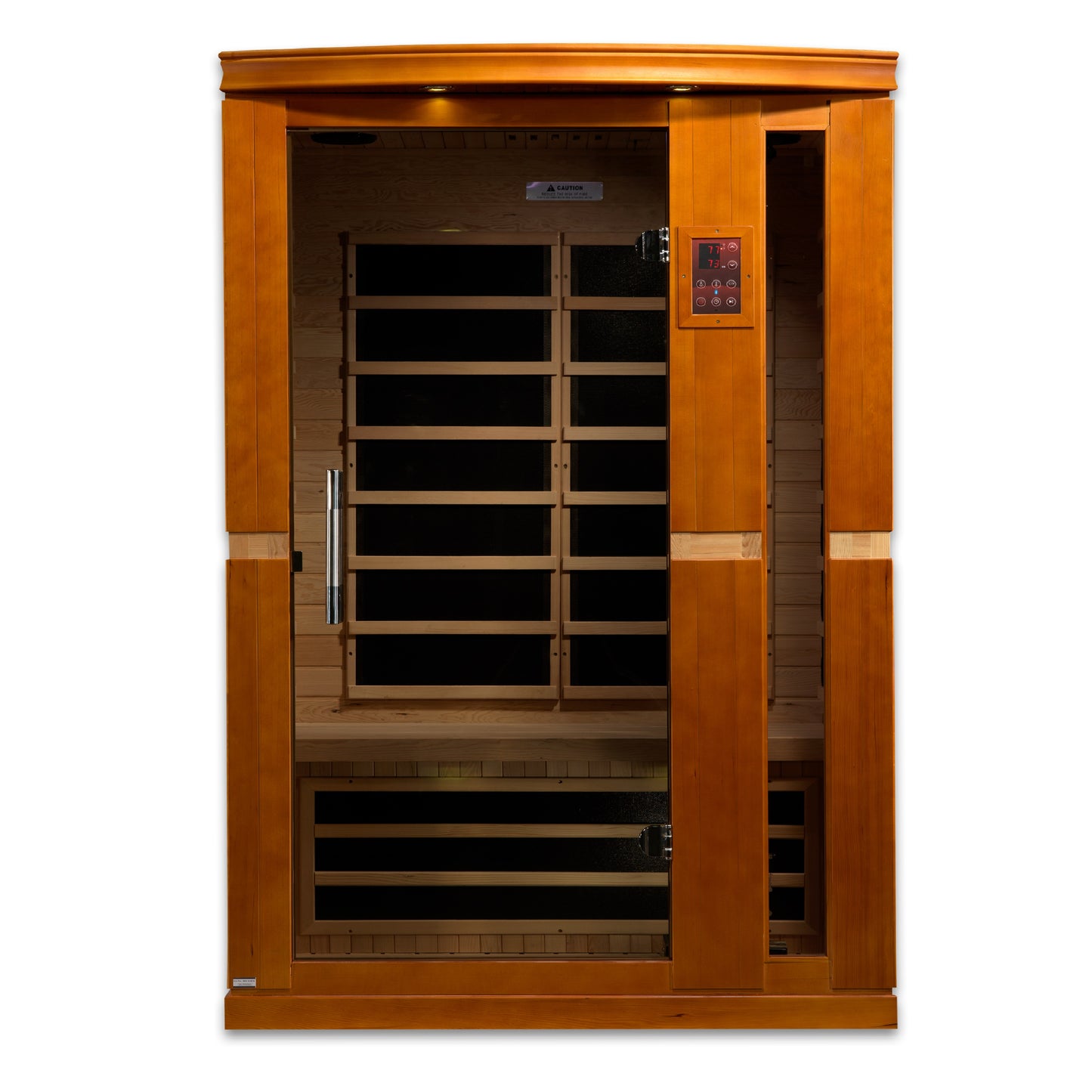 DYNAMIC "Vittoria" Edition Low EMF Far Infrared Indoor Sauna | DYN-6220-01 | 2 Person | Natural Hemlock Wood | Home Spa