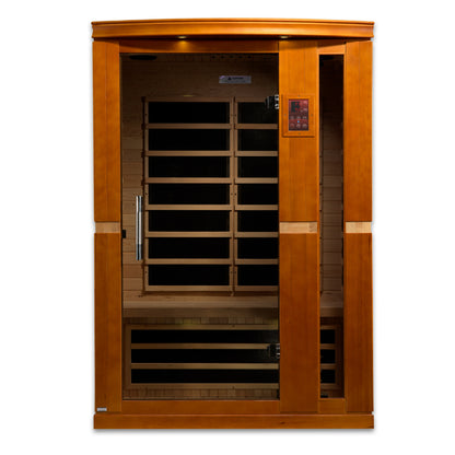 DYNAMIC "Vittoria" Edition Low EMF Far Infrared Indoor Sauna | DYN-6220-01 | 2 Person | Natural Hemlock Wood | Home Spa