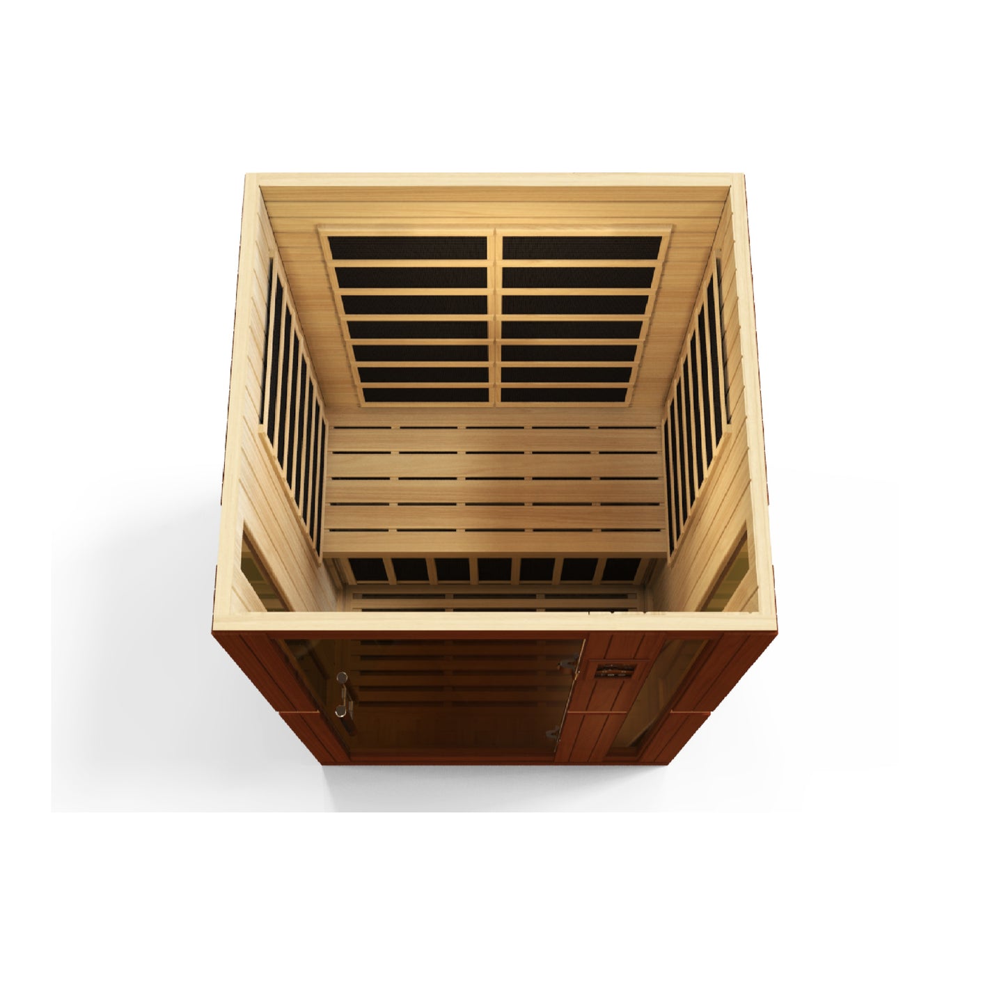 DYNAMIC "Vittoria" Edition Low EMF Far Infrared Indoor Sauna | DYN-6220-01 | 2 Person | Natural Hemlock Wood | Home Spa