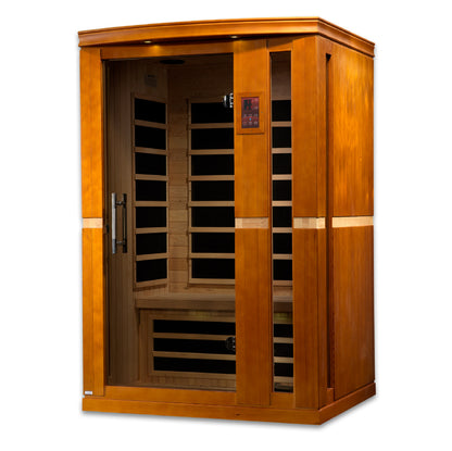 DYNAMIC "Vittoria" Edition Low EMF Far Infrared Indoor Sauna | DYN-6220-01 | 2 Person | Natural Hemlock Wood | Home Spa