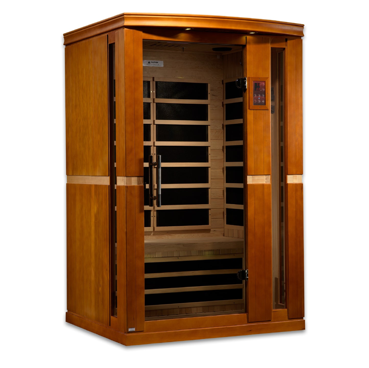 DYNAMIC "Vittoria" Edition Low EMF Far Infrared Indoor Sauna | DYN-6220-01 | 2 Person | Natural Hemlock Wood | Home Spa
