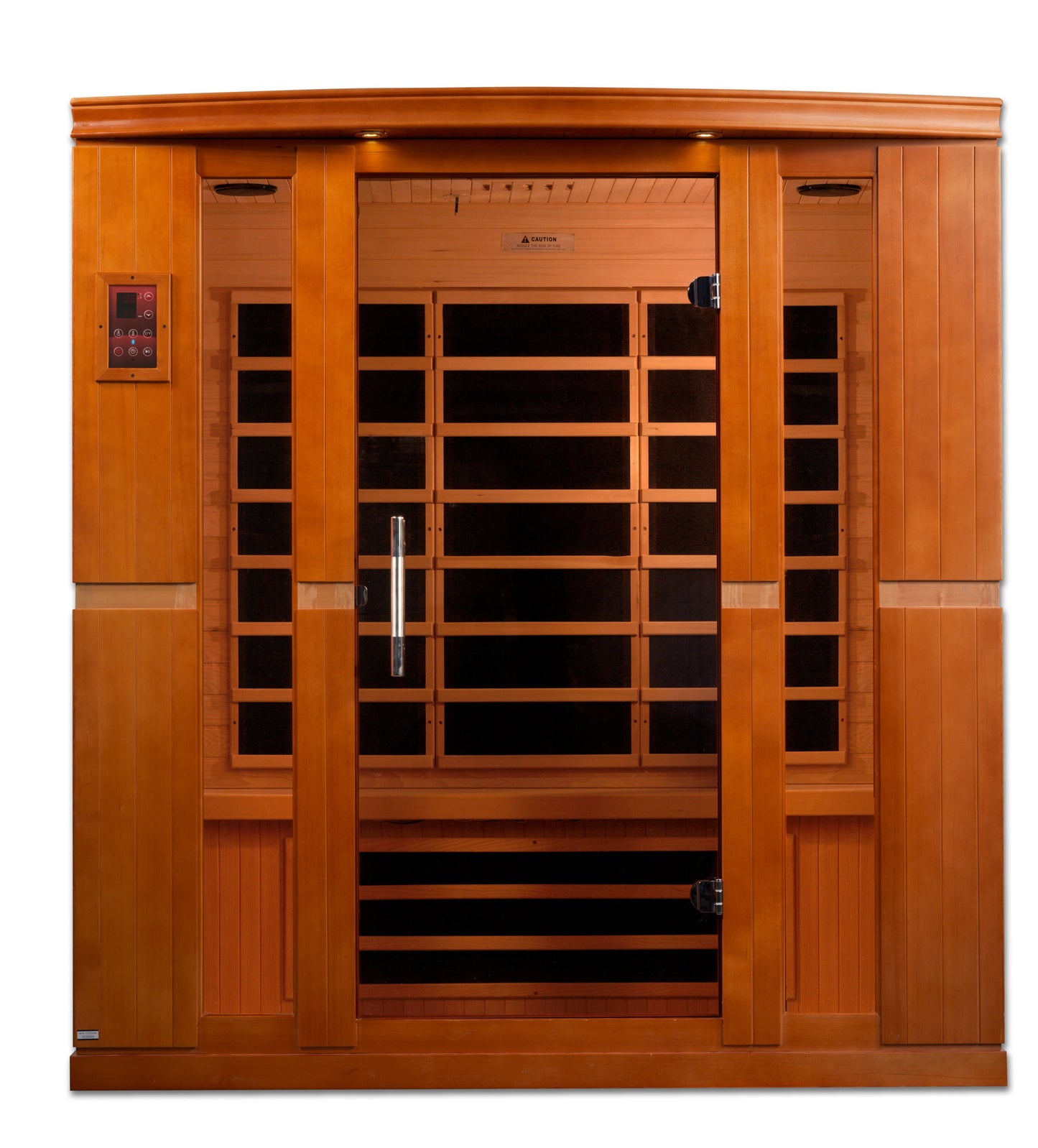 Dynamic "Bergamo" Ultra Low EMF FAR Indoor Infrared Sauna | DYN-6440-01 Elite | 4 Person | Natural Hemlock Wood | Home Spa