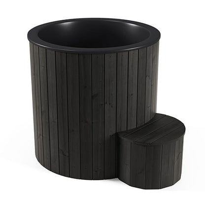 SaunaLife Model S1B 1-person immersion tub - black finish