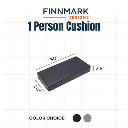 Finnmark FD-1 Sauna Cushion – 1-Person Vinyl Accessory
