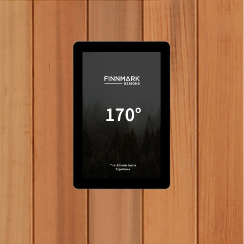 PRE-ORDER AUGUST 2026:  Finnmark FD-4 Trinity Hybrid Infra-Steam Indoor Sauna – 2 Person Home Sauna with Infrared, Steam & Red Light Therapy