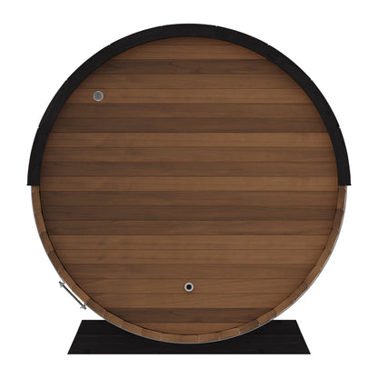 PRE-ORDER SEPTEMBER 2026:  Finnmark FD-6 Outdoor Hybrid Barrel Sauna – Infrared & Traditional 6x6 Canadian Cedar
