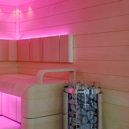 Harvia Cilindro PC60E WIFI Sauna Heater – 6kW Half Series for Home Saunas