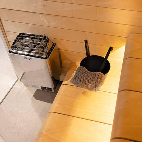 Harvia KIP80B – KIP Series 8kW Electric Sauna Heater with Built-in Controls