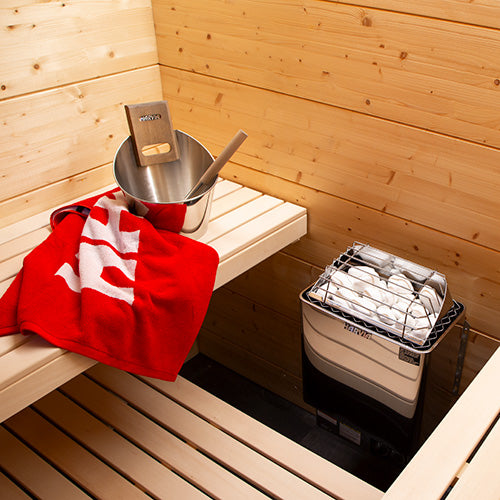 Harvia KIP80B – KIP Series 8kW Electric Sauna Heater with Built-in Controls