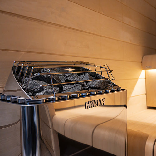 Harvia KIP45B - KIP Series 4.5kW Electric Sauna Heater with Built-In Controls