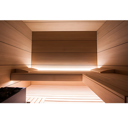 Harvia Fuji Onyx Trim & Oak Hardwood, 2–5 Person - Indoor Traditional Sauna