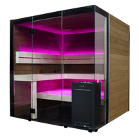 Harvia Block Rustic Adler, 2–6 Person - Indoor Traditional Sauna