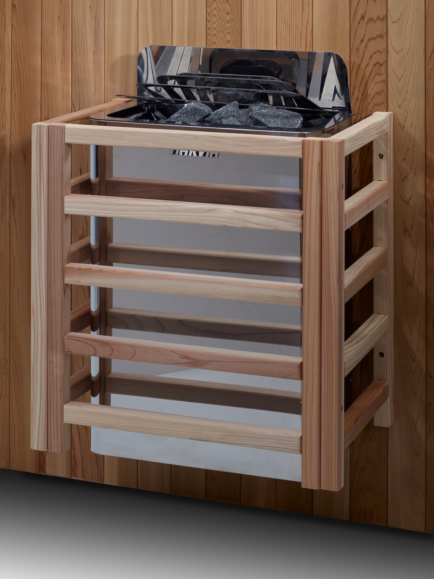 Golden Designs "Kaarina" Outdoor Traditional Sauna | GDI-8506-01 | 6 Person | Canadian Red Cedar Interior | Home Spa