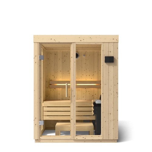 Kohler C1 Traditional INDOOR Sauna Kit – Scandinavian Spruce (Up to 5‑Person Capacity)