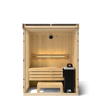 Kohler C1 Traditional INDOOR Sauna Kit – Scandinavian Spruce (Up to 5‑Person Capacity)