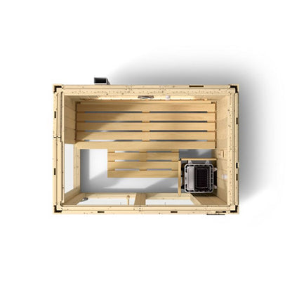 Kohler C1 Traditional INDOOR Sauna Kit – Scandinavian Spruce (Up to 5‑Person Capacity)