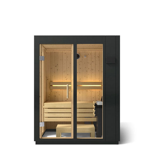 Kohler C1 Indoor Traditional Sauna – Graphite Grey (Up to 5 Person Capacity)