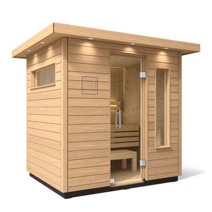 Kohler C2 Traditional OUTDOOR Sauna Kit – Douglas Fir, 6‑Person Capacity