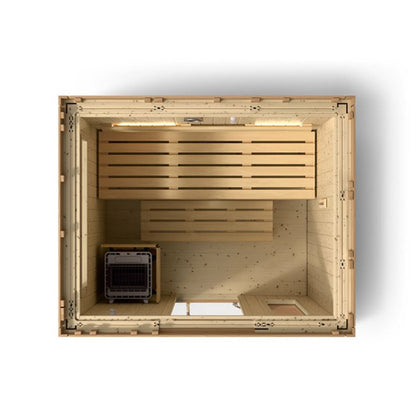 Kohler C2 Traditional OUTDOOR Sauna Kit – Douglas Fir, 6‑Person Capacity