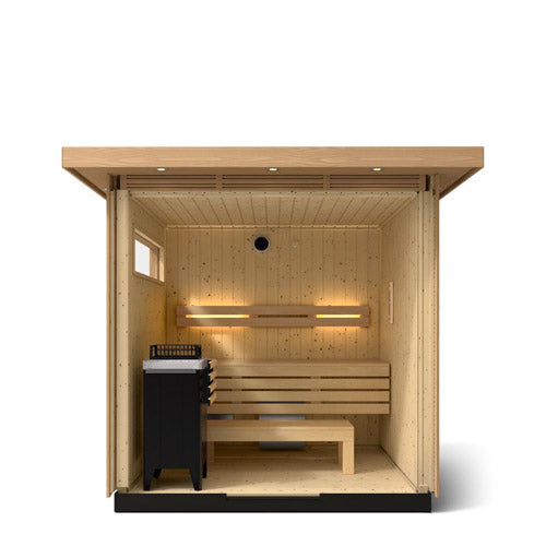 Kohler C2 Traditional OUTDOOR Sauna Kit – Douglas Fir, 6‑Person Capacity