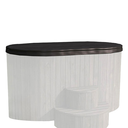 SaunaLife S2 Cover – Marine Grade Vinyl, Insulated 2-Person Hot/Cold Plunge Tub Cover