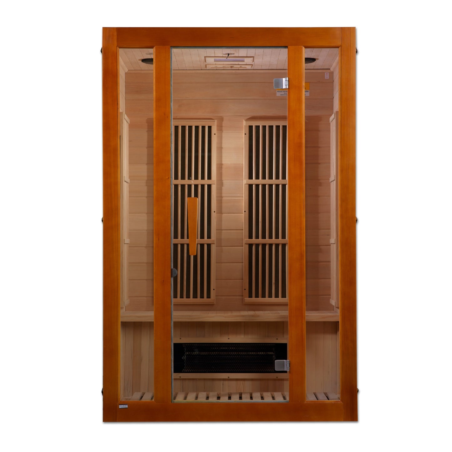 MAXXUS "Aspen" Dual Tech Low EMF FAR Infrared Indoor Sauna | MX-J206-02S | 2 Person | Canadian Hemlock Wood | Home Spa