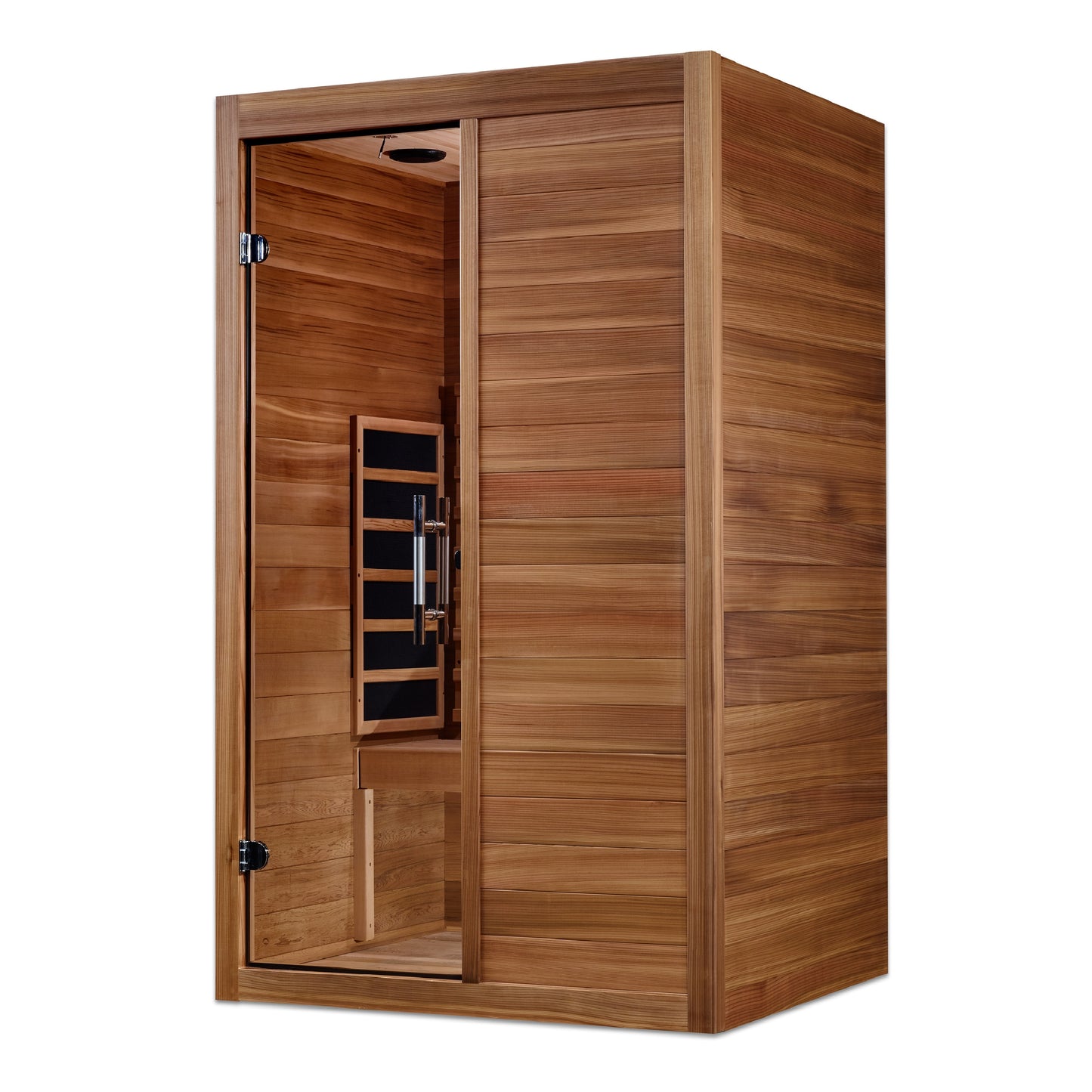 PRE-ORDER AUGUST 2026:  Maxxus "S-Line" Full Spectrum Near Zero EMF Indoor Infrared Sauna | MX-S206-01-FS-PC | 2 Person | Natural Hemlock Wood | Home Spa