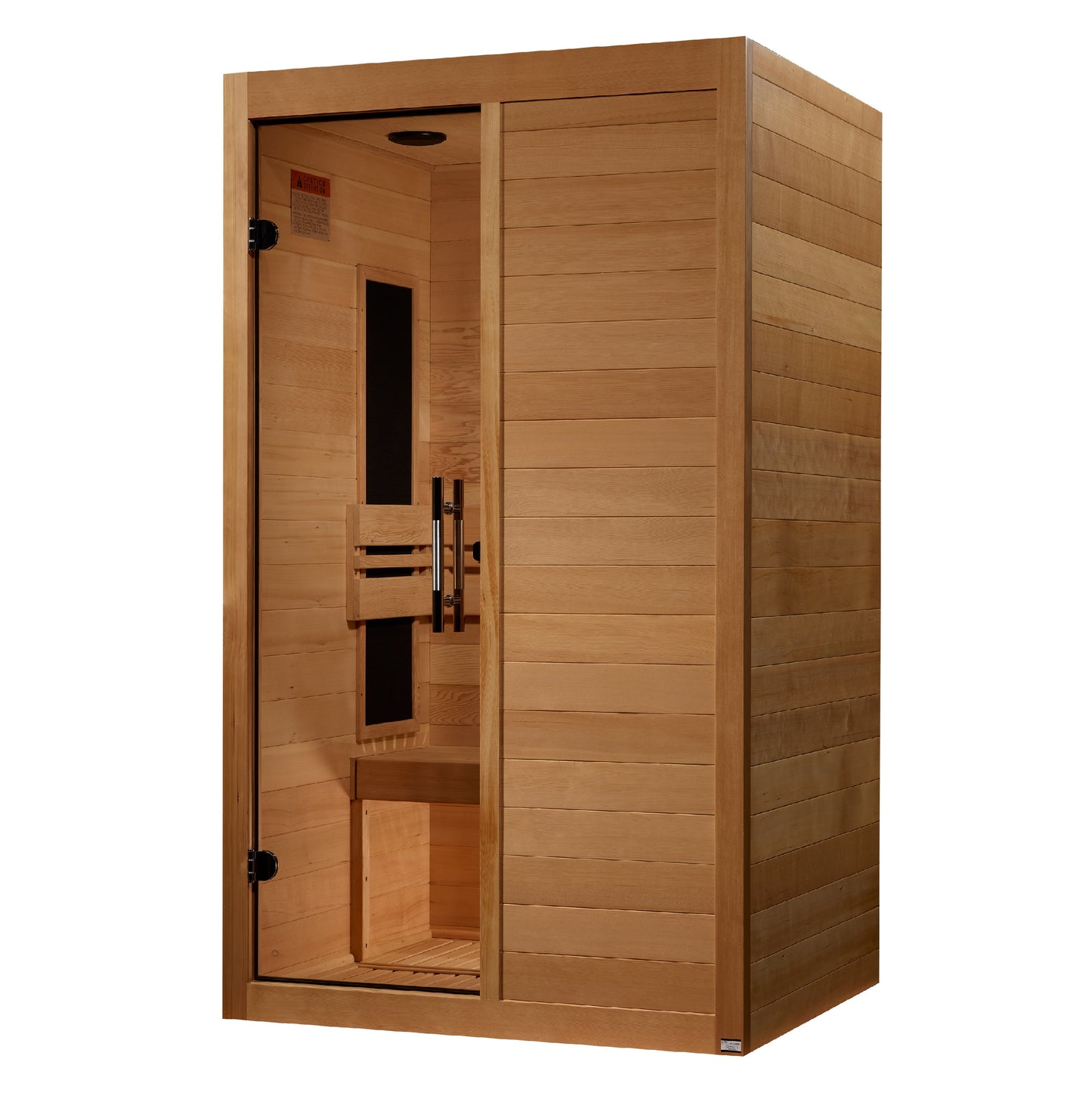 Maxxus "S-Line" Low EMF FAR Indoor Infrared Sauna | MX-S206-01 | 2 Person | Natural Hemlock Wood | Home Spa