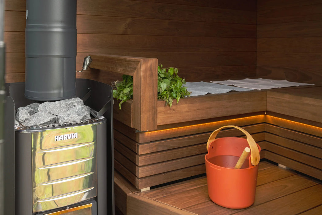 Thermasol Nordic Misty Dark Nordic Spruce, 2–6 Person - Outdoor Traditional Sauna