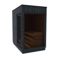 Thermasol Nordic Misty Dark Nordic Spruce, 2–6 Person - Outdoor Traditional Sauna