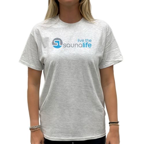 Live the Sauna Life T-Shirt – Ash Grey