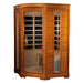 Sanua_and_Plunge_Direct
Heming Edition Ultra Low EMF Far Infrared Indoor Sauna (DYN-6225-02 Elite) for two-person use, made with natural hemlock wood. Features include 7 Carbon PureTech™ Ultra Low EMF heat emitters, FM radio with Bluetooth/MP3 connection, LED control panels, tempered glass door, interior chromotherapy lighting, and roof vent. Dimensions: exterior 49"x48"x76", interior 43"x45"x68". Assembly: clasp together. Electrical: 120V/15amp. Weight: 345 lbs. Shipping weight: 420 lbs., ships in 3 boxes.